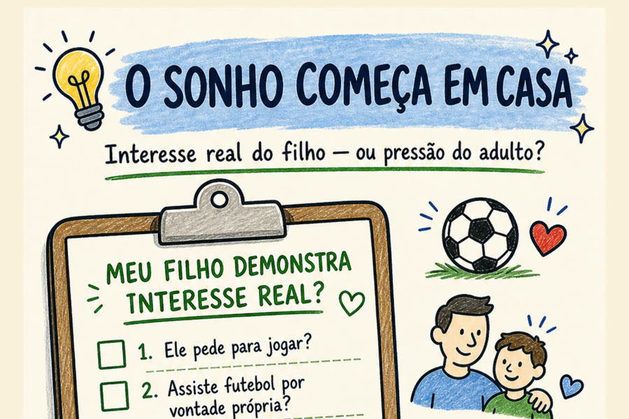 Checklist: interesse real do filho ou pressão do adulto