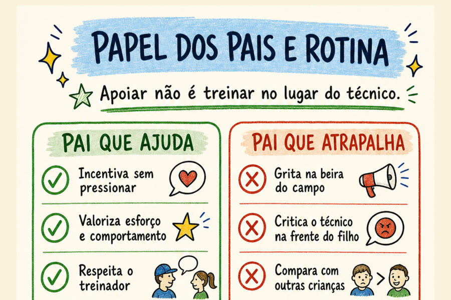 Pai que ajuda versus pai que atrapalha
