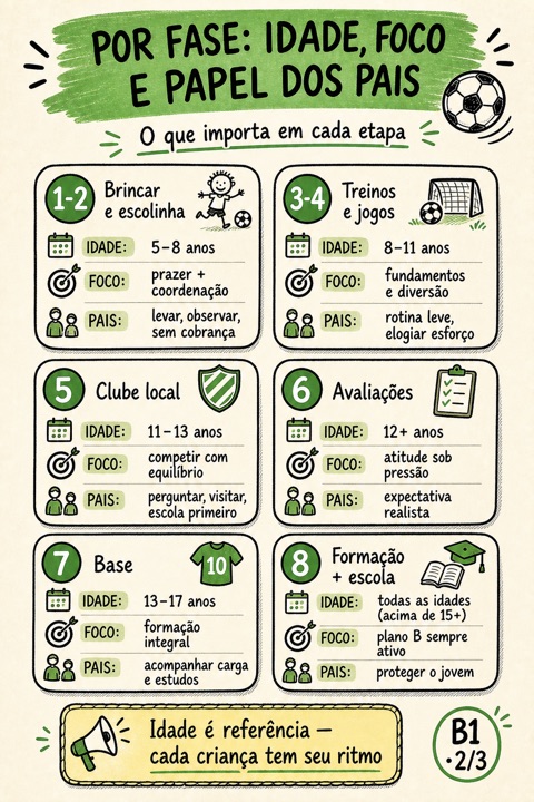Mapa Mental da Carreira no Futebol